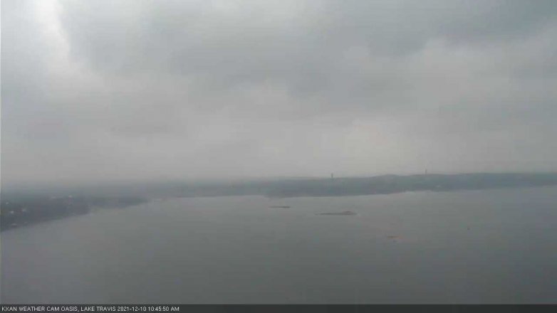 Lake Travis webcam, December 10, 2021 10:45 AM CT