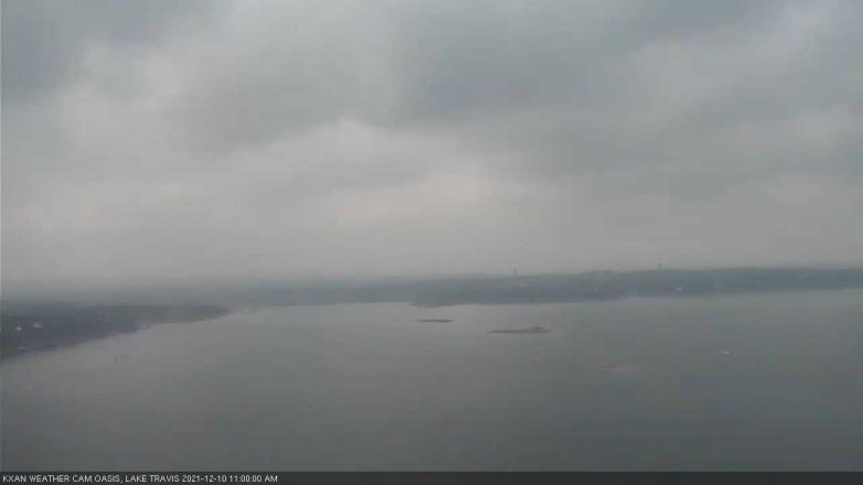 Lake Travis webcam, December 10, 2021 11:00 AM CT