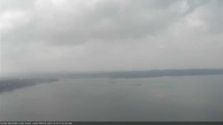 Lake Travis webcam, December 10, 2021 11:25 AM CT