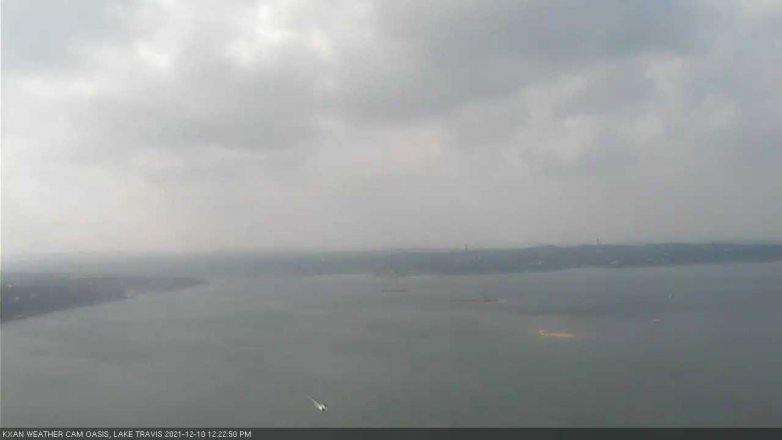 Lake Travis webcam, December 10, 2021 12:25 PM CT