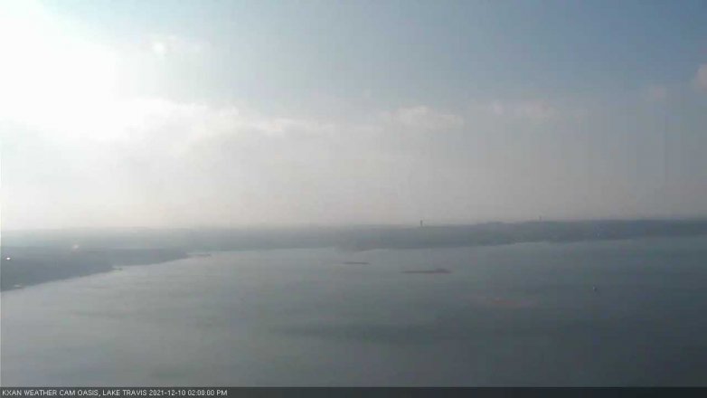 Lake Travis webcam, December 10, 2021 2:00 PM CT