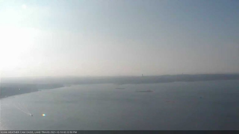 Lake Travis webcam, December 10, 2021 2:25 PM CT