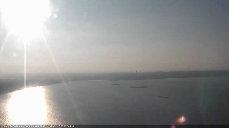 Lake Travis webcam, December 10, 2021 3:45 PM CT