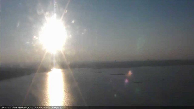 Lake Travis webcam, December 10, 2021 4:45 PM CT