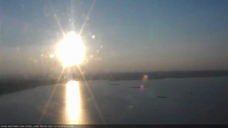 Lake Travis webcam, December 10, 2021 5:00 PM CT