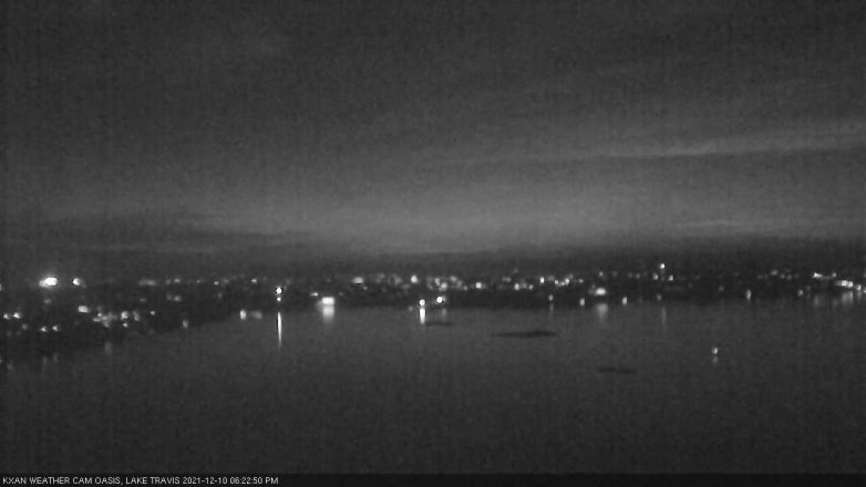 Lake Travis webcam, December 10, 2021 6:25 PM CT