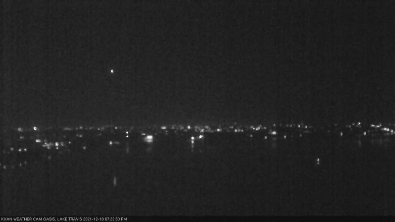 Lake Travis webcam, December 10, 2021 7:25 PM CT