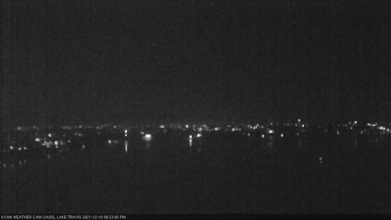 Lake Travis webcam, December 10, 2021 8:25 PM CT