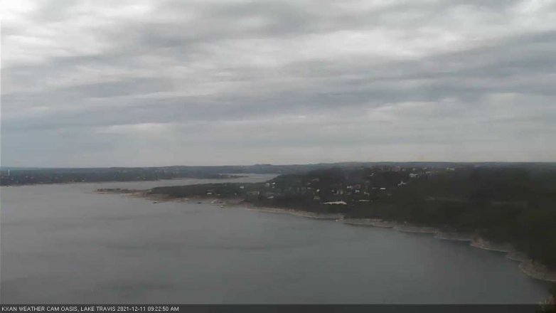 Lake Travis webcam, December 11, 2021 9:25 AM CT