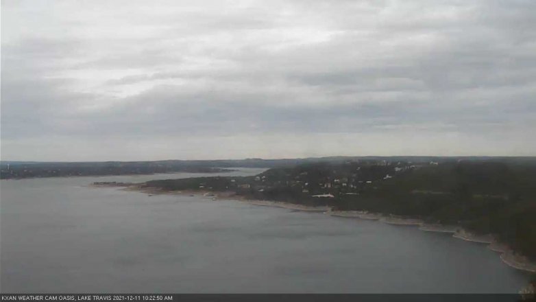 Lake Travis webcam, December 11, 2021 10:25 AM CT