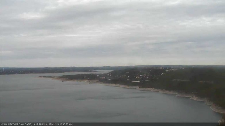 Lake Travis webcam, December 11, 2021 10:45 AM CT