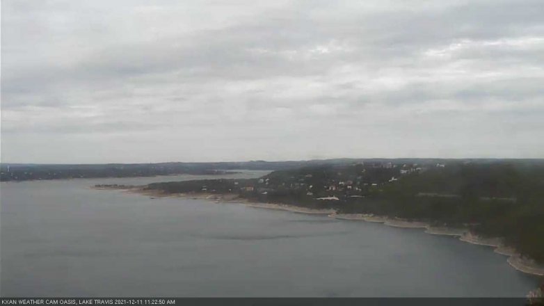 Lake Travis webcam, December 11, 2021 11:25 AM CT