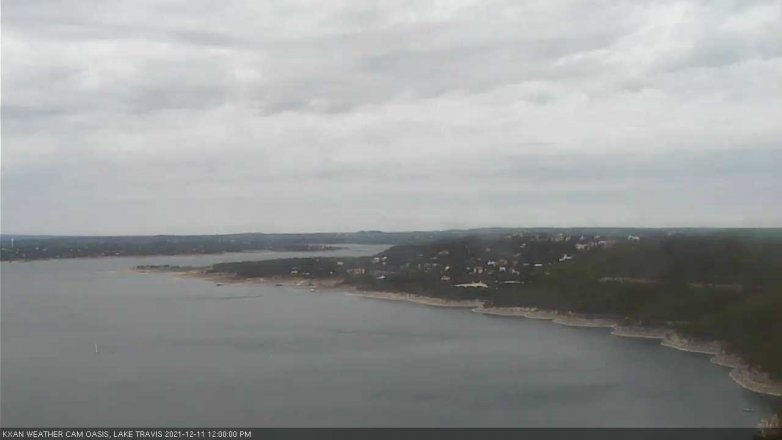 Lake Travis webcam, December 11, 2021 12:00 PM CT
