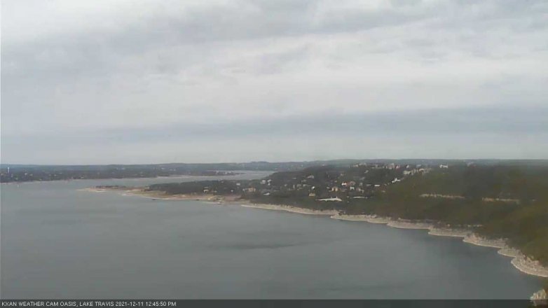 Lake Travis webcam, December 11, 2021 12:45 PM CT