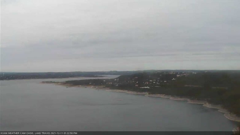 Lake Travis webcam, December 11, 2021 1:25 PM CT