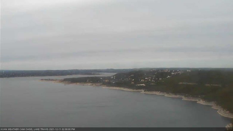 Lake Travis webcam, December 11, 2021 2:00 PM CT