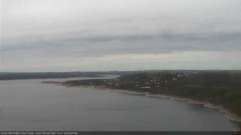Lake Travis webcam, December 11, 2021 2:45 PM CT