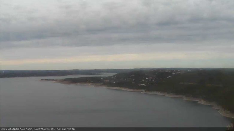 Lake Travis webcam, December 11, 2021 3:25 PM CT