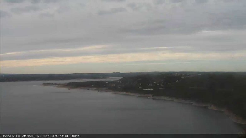 Lake Travis webcam, December 11, 2021 4:00 PM CT