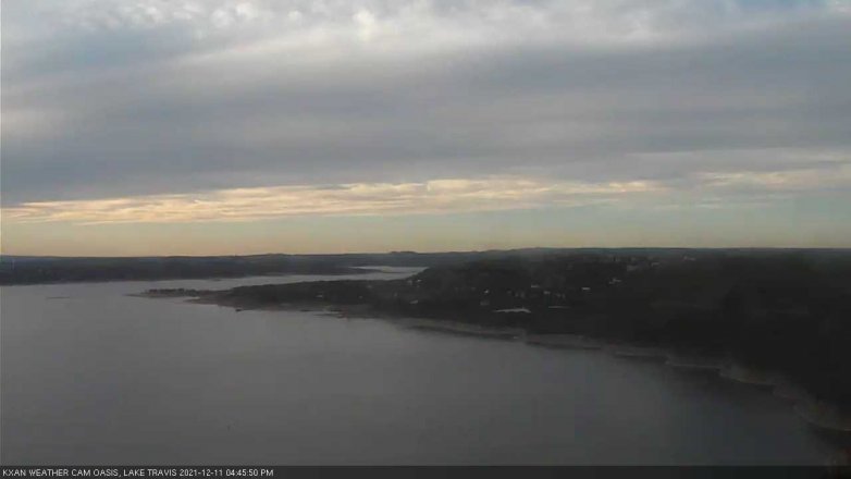 Lake Travis webcam, December 11, 2021 4:45 PM CT