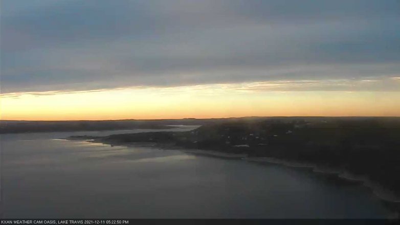 Lake Travis webcam, December 11, 2021 5:25 PM CT
