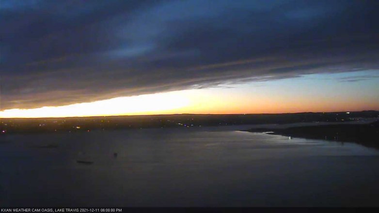 Lake Travis webcam, December 11, 2021 6:00 PM CT