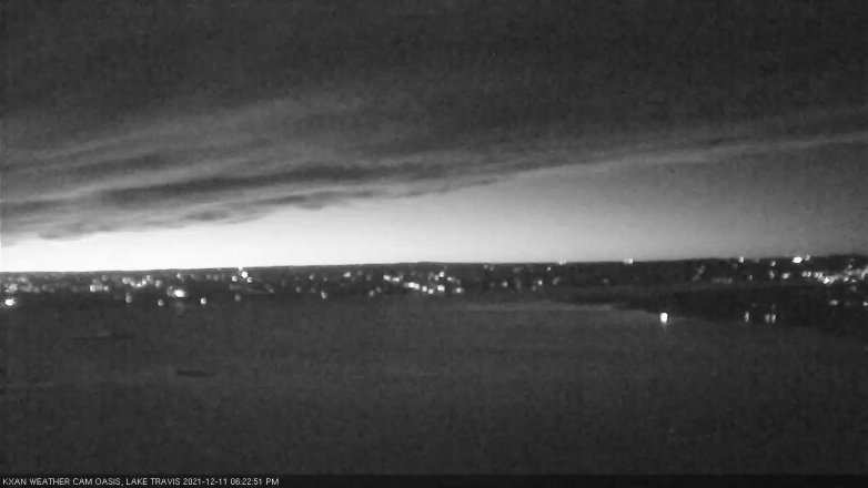 Lake Travis webcam, December 11, 2021 6:25 PM CT