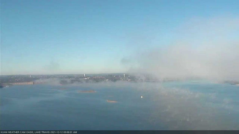 Lake Travis webcam, December 12, 2021 9:00 AM CT