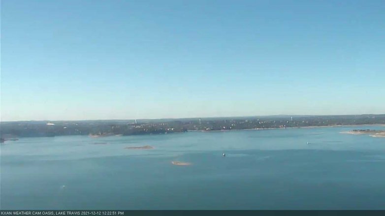 Lake Travis webcam, December 12, 2021 12:25 PM CT