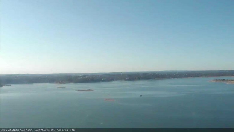 Lake Travis webcam, December 12, 2021 2:00 PM CT