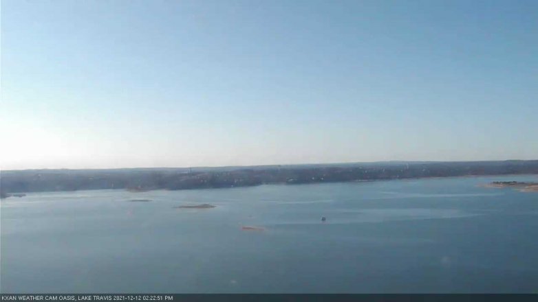 Lake Travis webcam, December 12, 2021 2:25 PM CT