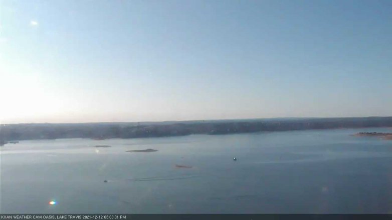 Lake Travis webcam, December 12, 2021 3:00 PM CT