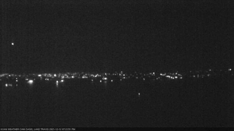 Lake Travis webcam, December 12, 2021 7:25 PM CT