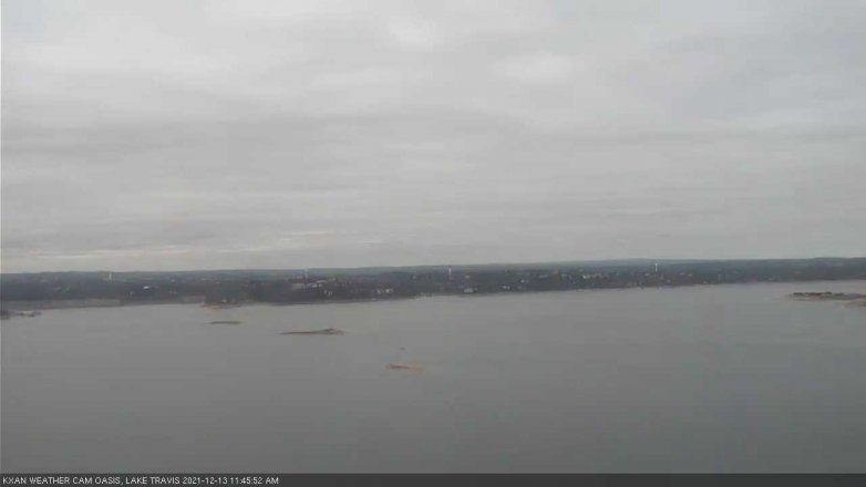 Lake Travis webcam, December 13, 2021 11:45 AM CT