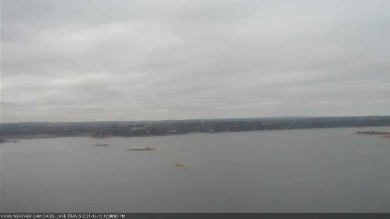 Lake Travis webcam, December 13, 2021 12:00 PM CT