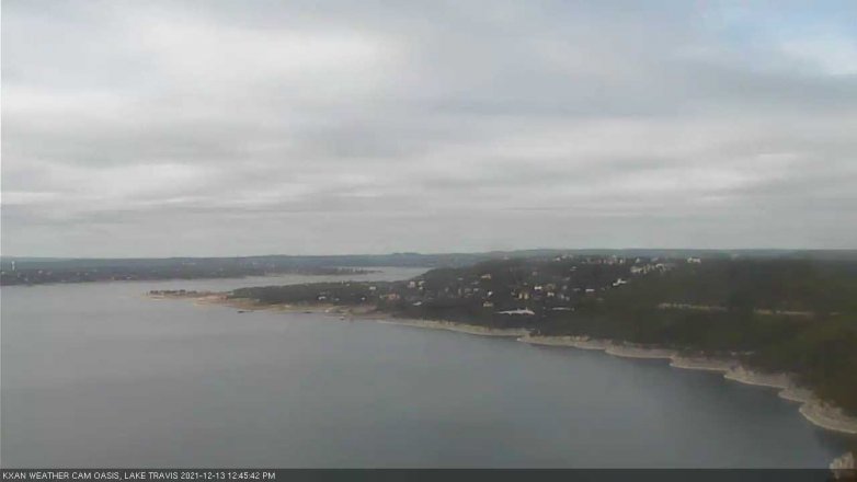 Lake Travis webcam, December 13, 2021 12:45 PM CT