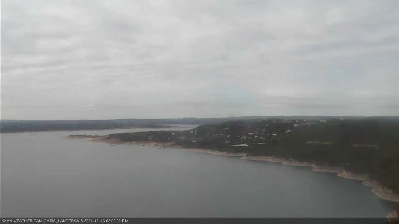 Lake Travis webcam, December 13, 2021 2:00 PM CT