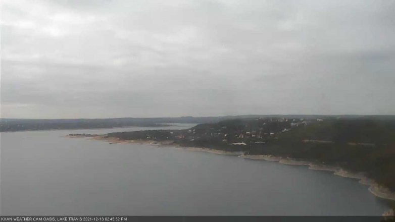 Lake Travis webcam, December 13, 2021 2:45 PM CT