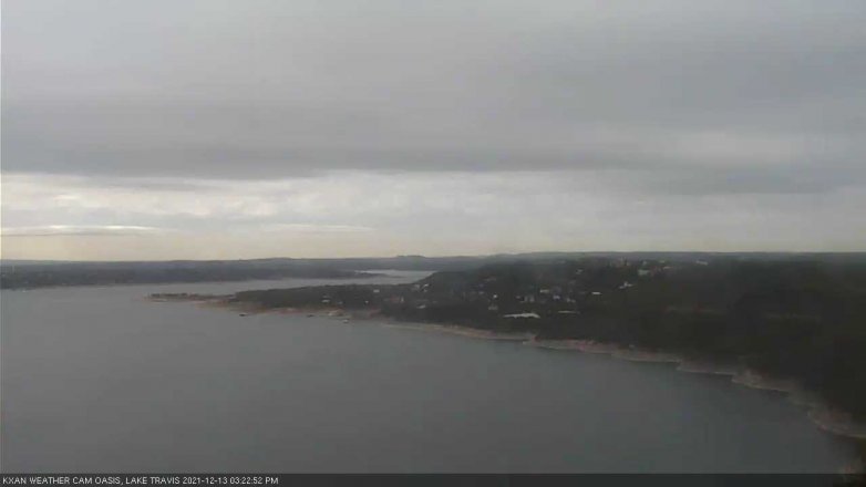 Lake Travis webcam, December 13, 2021 3:25 PM CT