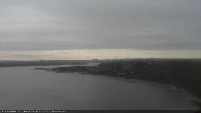 Lake Travis webcam, December 13, 2021 3:45 PM CT