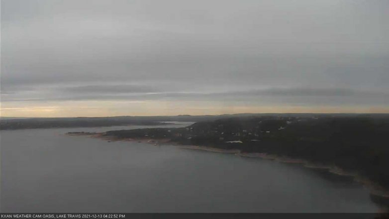 Lake Travis webcam, December 13, 2021 4:25 PM CT