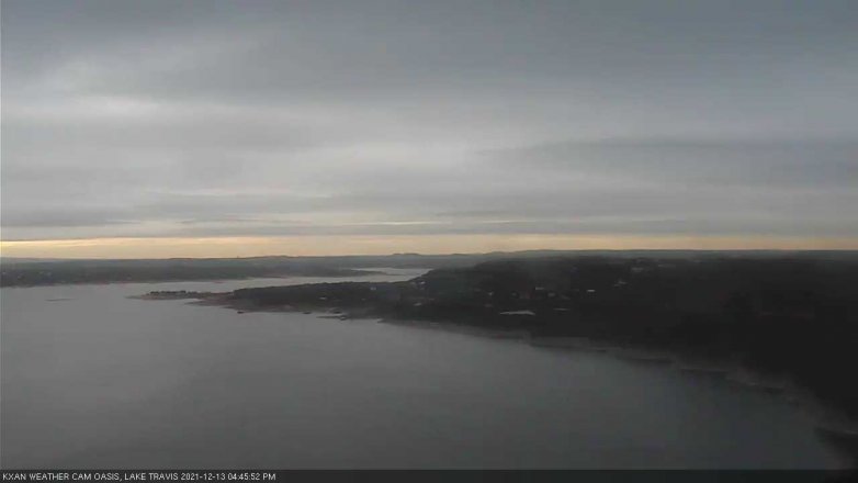 Lake Travis webcam, December 13, 2021 4:45 PM CT