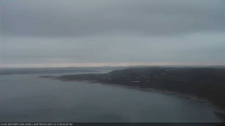 Lake Travis webcam, December 13, 2021 5:25 PM CT