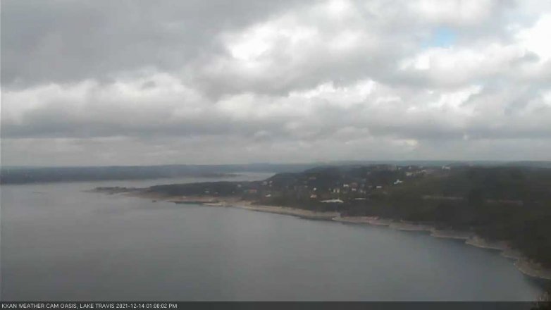 Lake Travis webcam, December 14, 2021 1:00 PM CT