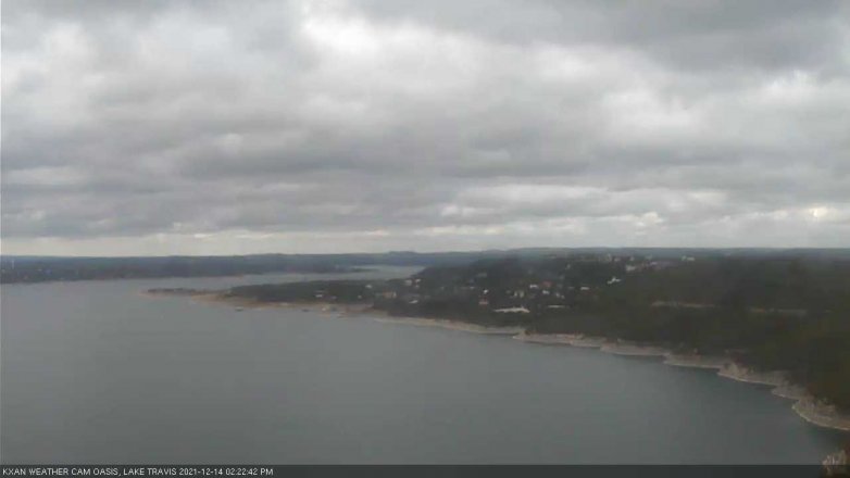 Lake Travis webcam, December 14, 2021 2:25 PM CT