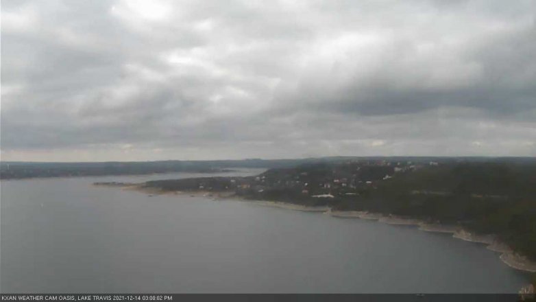 Lake Travis webcam, December 14, 2021 3:00 PM CT