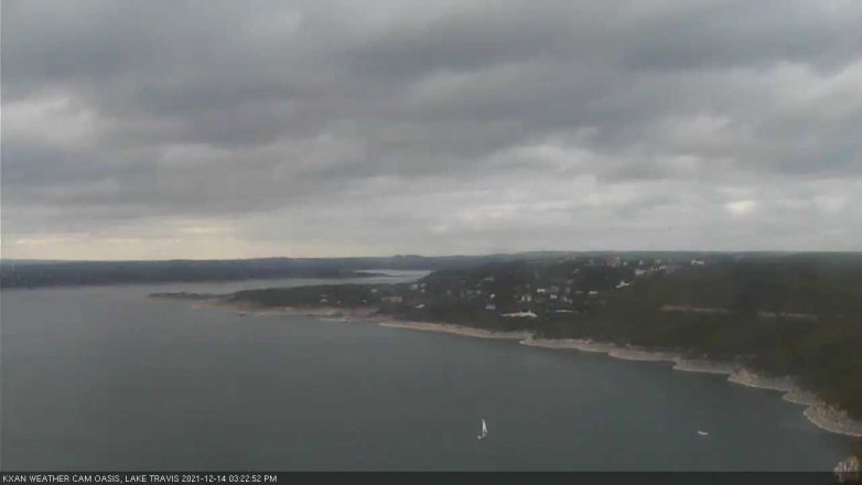 Lake Travis webcam, December 14, 2021 3:25 PM CT