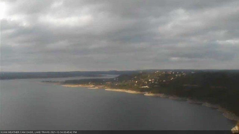 Lake Travis webcam, December 14, 2021 3:45 PM CT
