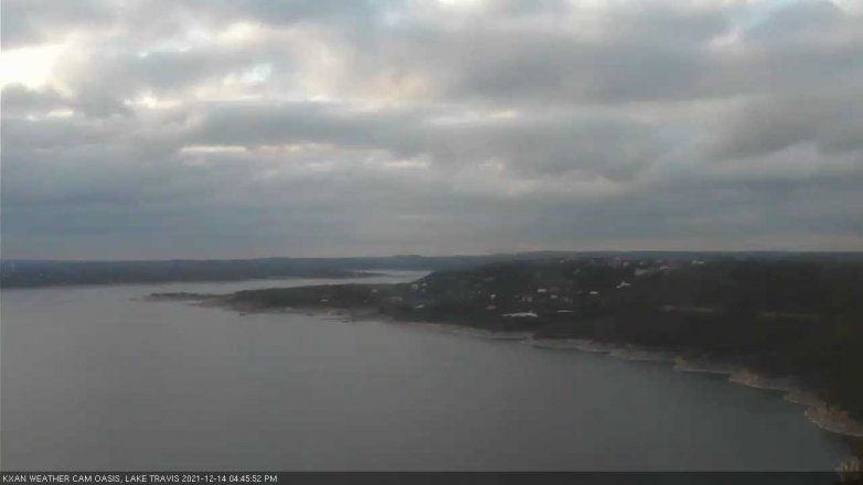 Lake Travis webcam, December 14, 2021 4:45 PM CT