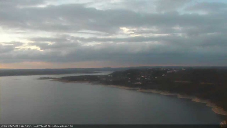 Lake Travis webcam, December 14, 2021 5:00 PM CT